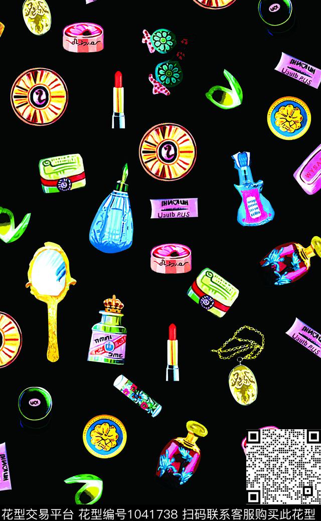 卡通抽象休闲传统印花华亿平台下载（图片编号: 1041738） - 瓦栏（Walan）