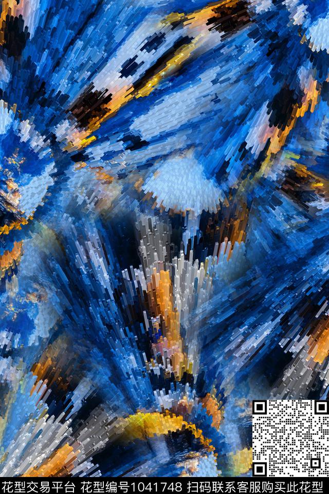 肌理几何女装数码印花华亿平台下载（图片编号: 1041748） - 瓦栏（Walan）