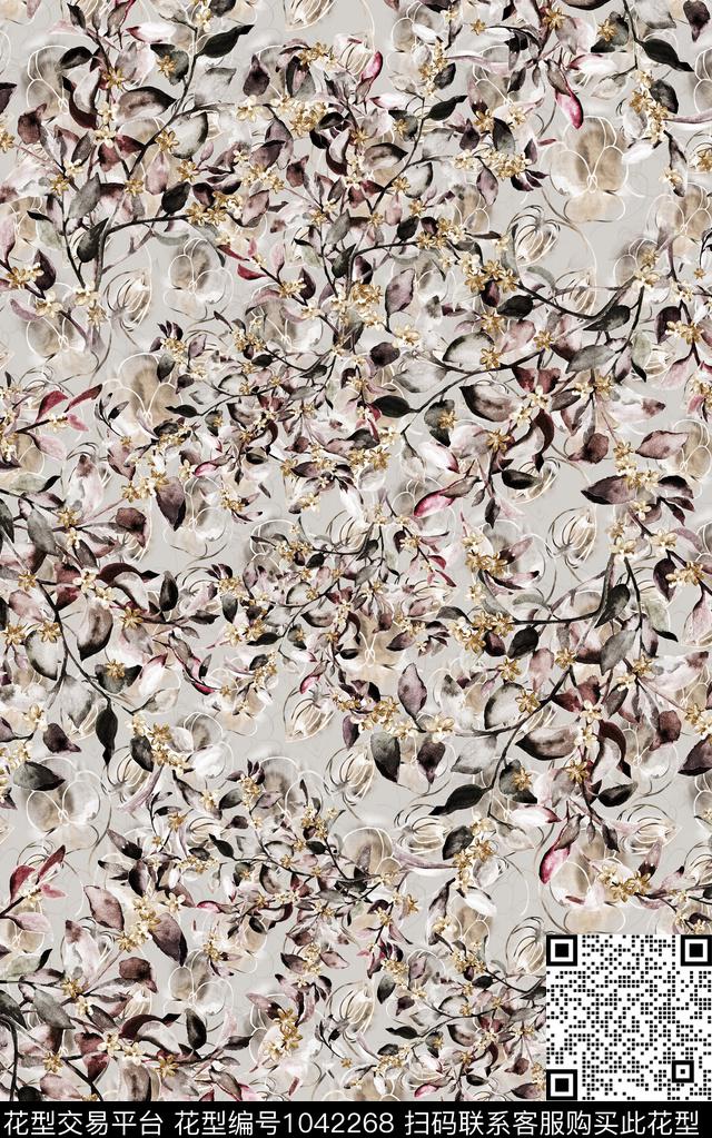 数码华亿平台民族风抽象数码印花华亿平台下载（图片编号: 1042268） - 瓦栏（Walan）