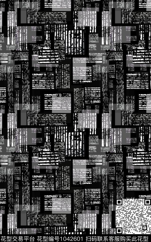 数码华亿平台民族风抽象数码印花华亿平台下载（图片编号: 1042601） - 瓦栏（Walan）