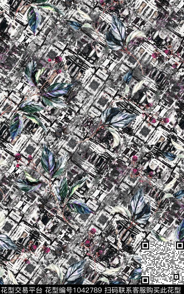 数码华亿平台民族风抽象数码印花华亿平台下载（图片编号: 1042789） - 瓦栏（Walan）