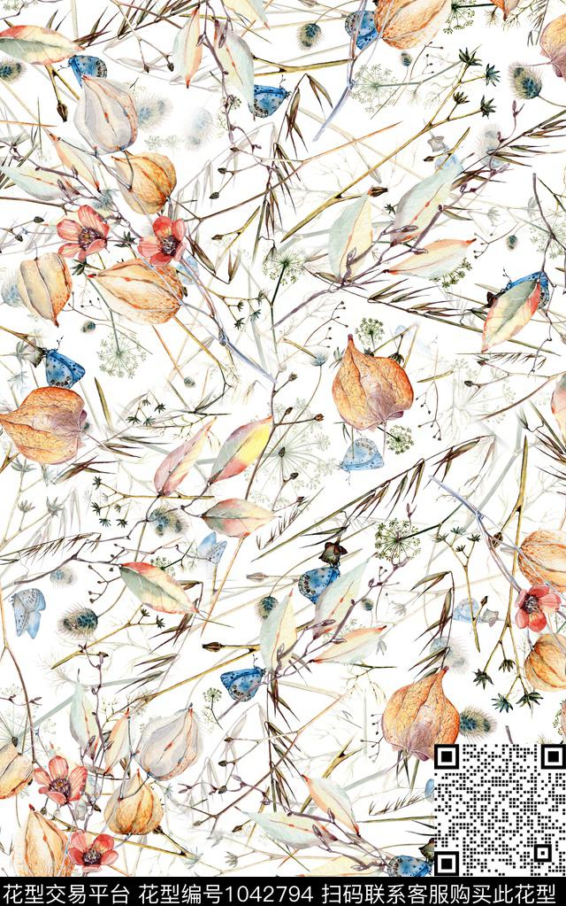 数码华亿平台民族风抽象数码印花华亿平台下载（图片编号: 1042794） - 瓦栏（Walan）