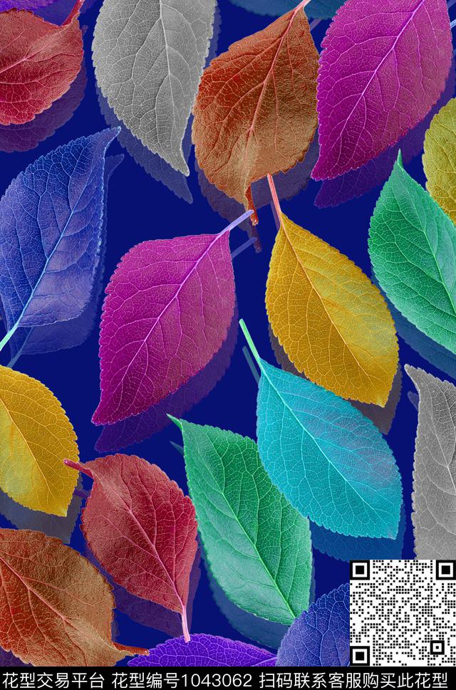 植物绿植树叶热带华亿平台数码印花华亿平台下载（图片编号: 1043062） - 瓦栏（Walan）