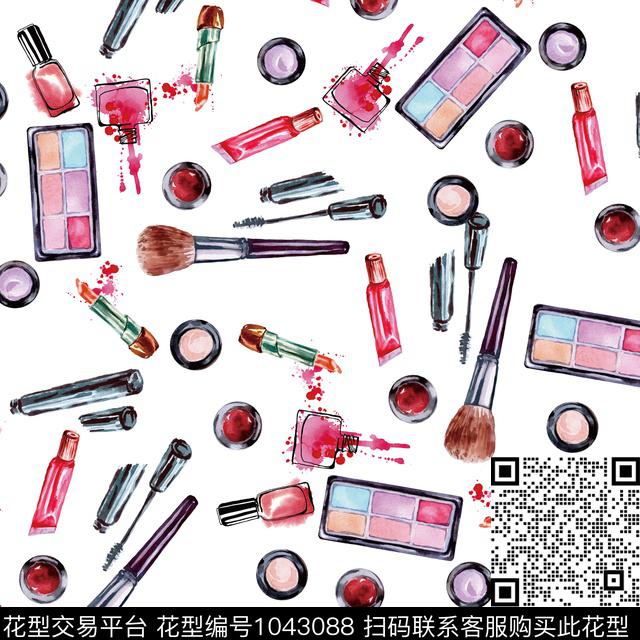 数码华亿平台抽象花卉数码印花华亿平台下载（图片编号: 1043088） - 瓦栏（Walan）