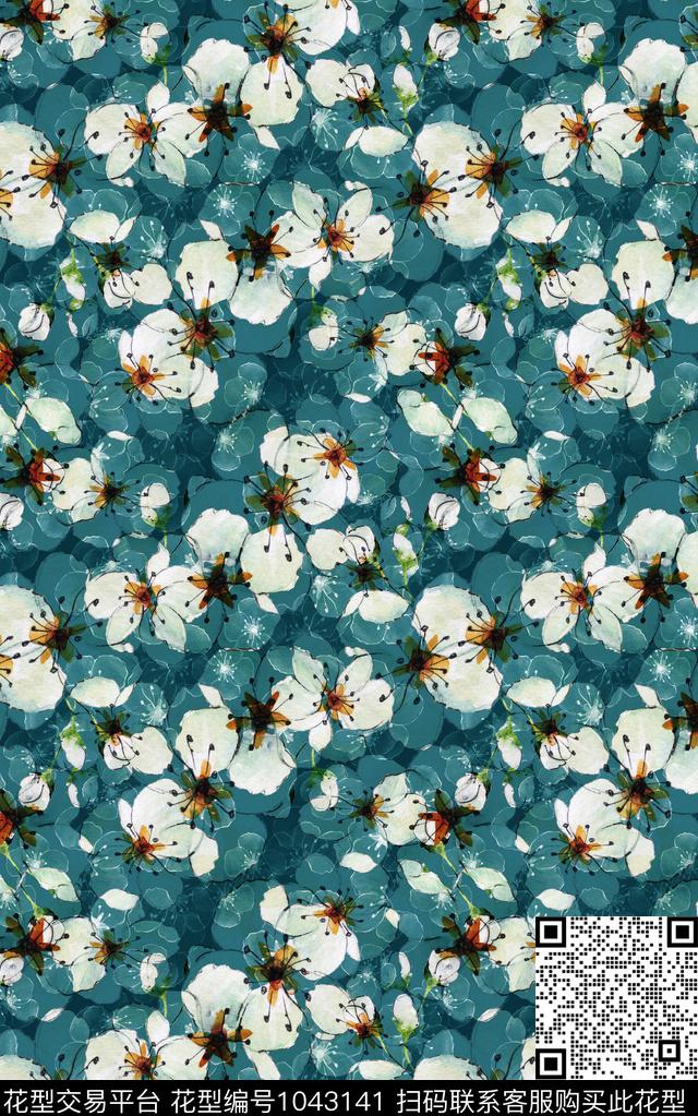 数码华亿平台民族风小碎花数码印花华亿平台下载（图片编号: 1043141） - 瓦栏（Walan）