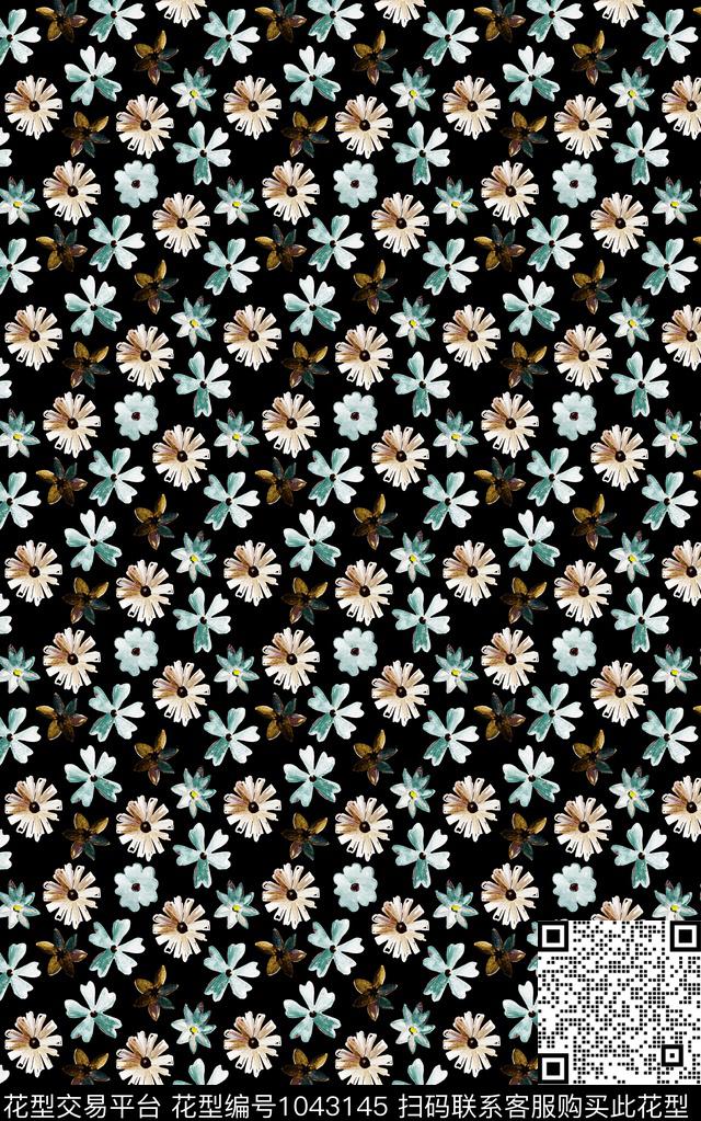 数码华亿平台民族风小碎花数码印花华亿平台下载（图片编号: 1043145） - 瓦栏（Walan）