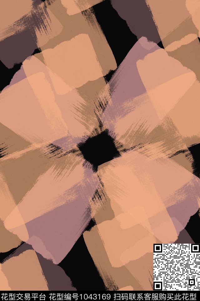 抽象几何别样几何传统印花华亿平台下载（图片编号: 1043169） - 瓦栏（Walan）