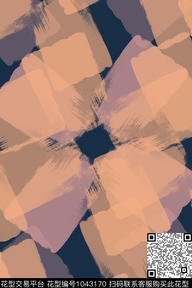 抽象几何别样几何传统印花华亿平台下载（图片编号: 1043170） - 瓦栏（Walan）