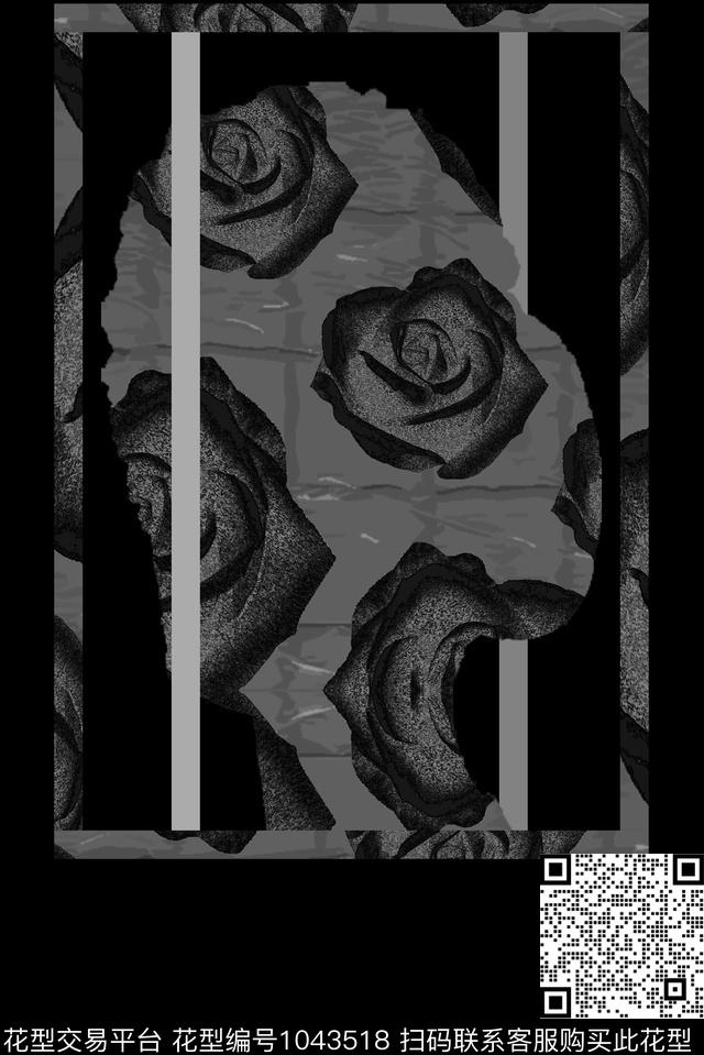 衬衫绘画秋冬华亿平台数码印花华亿平台下载（图片编号: 1043518） - 瓦栏（Walan）