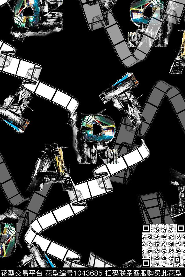 潮牌大牌风字母数码印花华亿平台下载（图片编号: 1043685） - 瓦栏（Walan）