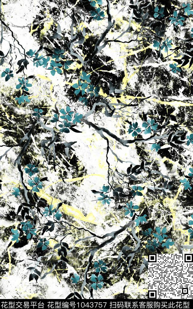 数码华亿平台民族风小碎花数码印花华亿平台下载（图片编号: 1043757） - 瓦栏（Walan）