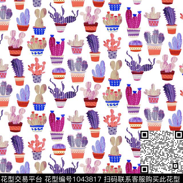 数码华亿平台抽象花卉数码印花华亿平台下载（图片编号: 1043817） - 瓦栏（Walan）