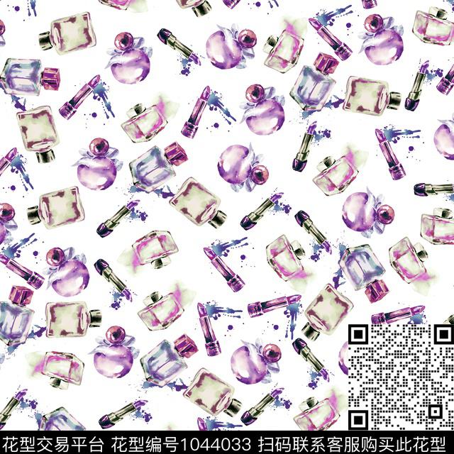 数码华亿平台抽象花卉数码印花华亿平台下载（图片编号: 1044033） - 瓦栏（Walan）