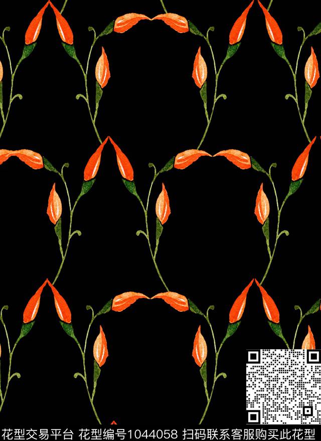 淑女衬衫小碎花数码印花华亿平台下载（图片编号: 1044058） - 瓦栏（Walan）