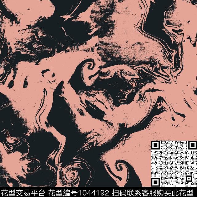 抽象男装女装数码印花华亿平台下载（图片编号: 1044192） - 瓦栏（Walan）