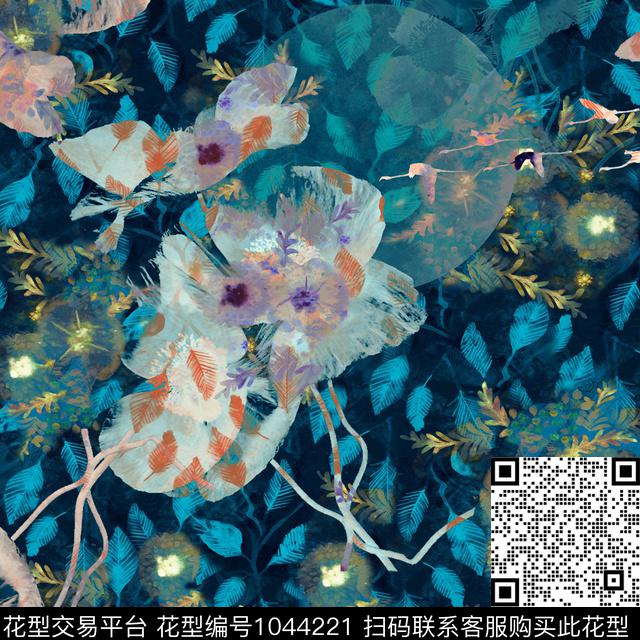 淑女小碎花春夏华亿平台数码印花华亿平台下载（图片编号: 1044221） - 瓦栏（Walan）