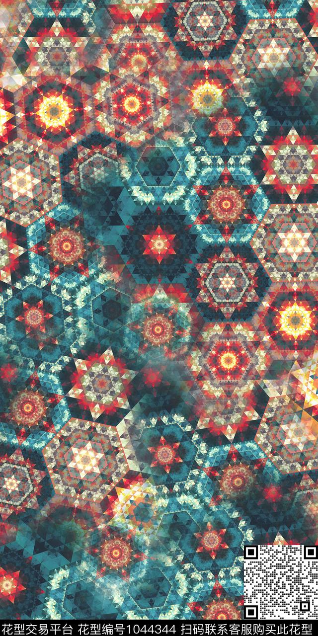 数码华亿平台民族风女装数码印花华亿平台下载（图片编号: 1044344） - 瓦栏（Walan）