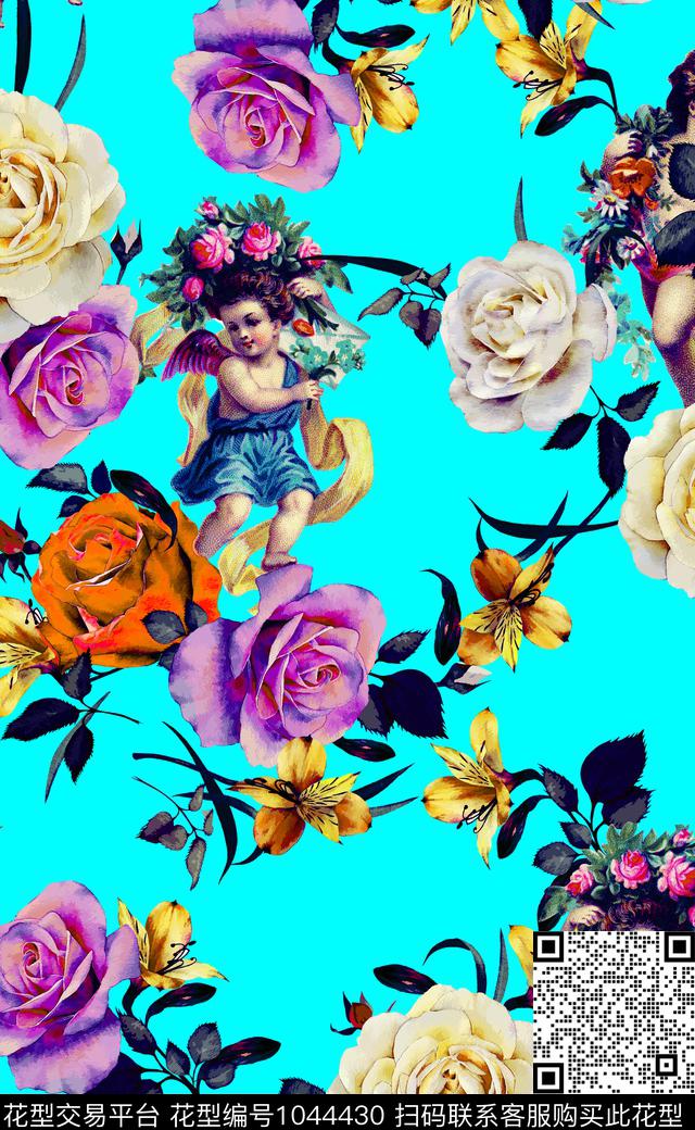 淑女数码华亿平台女装数码印花华亿平台下载（图片编号: 1044430） - 瓦栏（Walan）