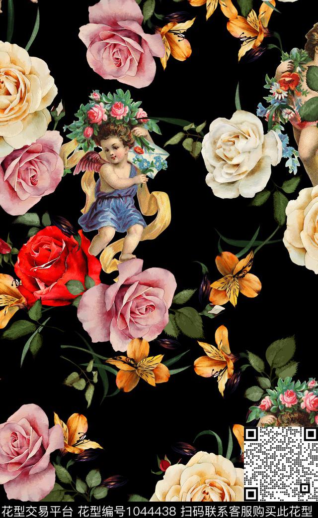 淑女数码华亿平台女装数码印花华亿平台下载（图片编号: 1044438） - 瓦栏（Walan）