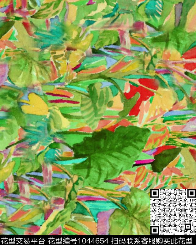 数码华亿平台花卉女装数码印花华亿平台下载（图片编号: 1044654） - 瓦栏（Walan）