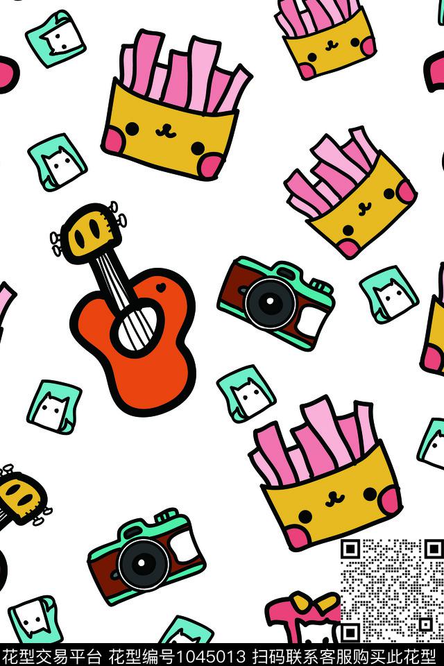 数码华亿平台卡通可爱数码印花华亿平台下载（图片编号: 1045013） - 瓦栏（Walan）