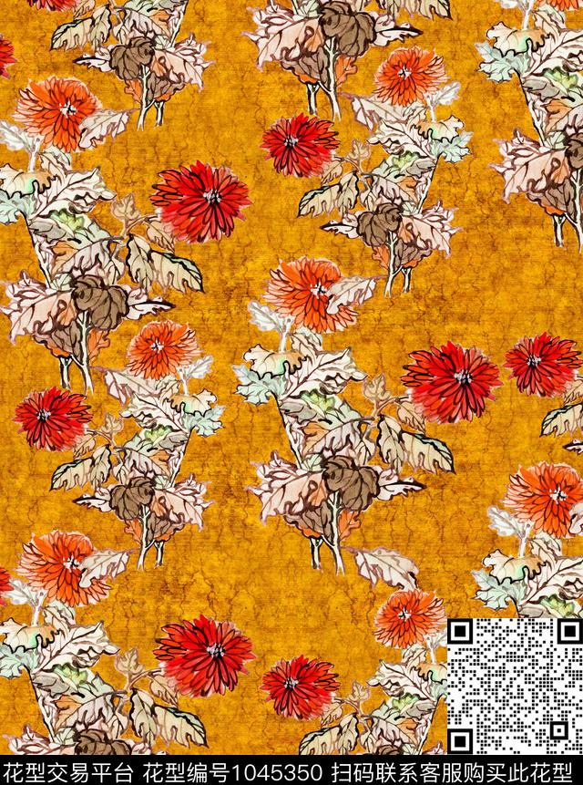 数码华亿平台中老年中国风数码印花华亿平台下载（图片编号: 1045350） - 瓦栏（Walan）