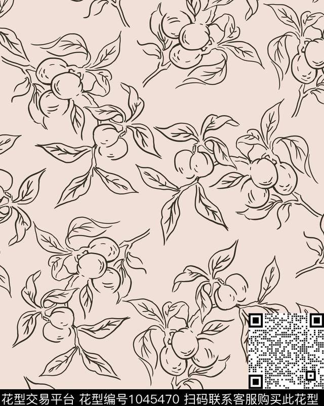 线条抽象女装传统印花华亿平台下载（图片编号: 1045470） - 瓦栏（Walan）