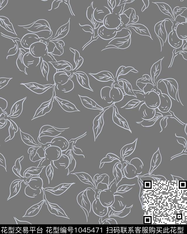 线条抽象女装传统印花华亿平台下载（图片编号: 1045471） - 瓦栏（Walan）