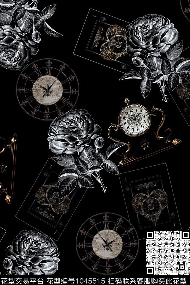 数码华亿平台黑白华亿平台男装数码印花华亿平台下载（图片编号: 1045515） - 瓦栏（Walan）