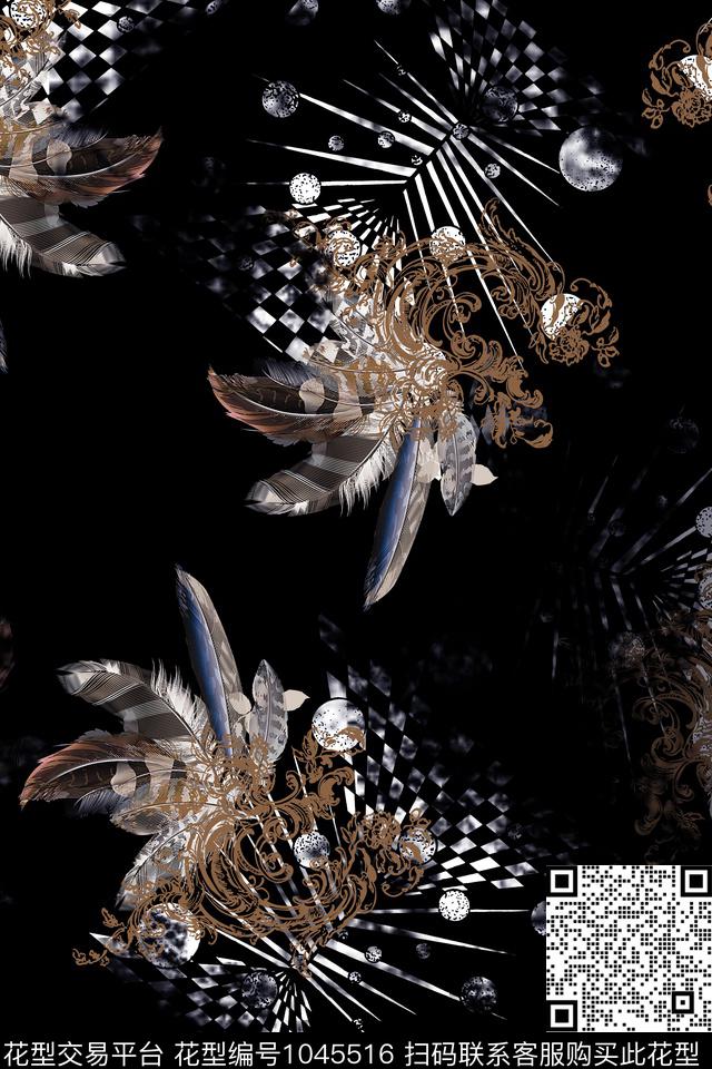 数码华亿平台黑白华亿平台男装数码印花华亿平台下载（图片编号: 1045516） - 瓦栏（Walan）