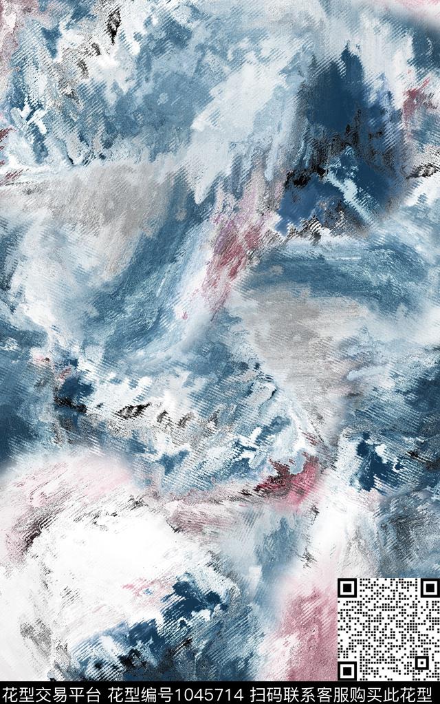 数码华亿平台民族风抽象数码印花华亿平台下载（图片编号: 1045714） - 瓦栏（Walan）