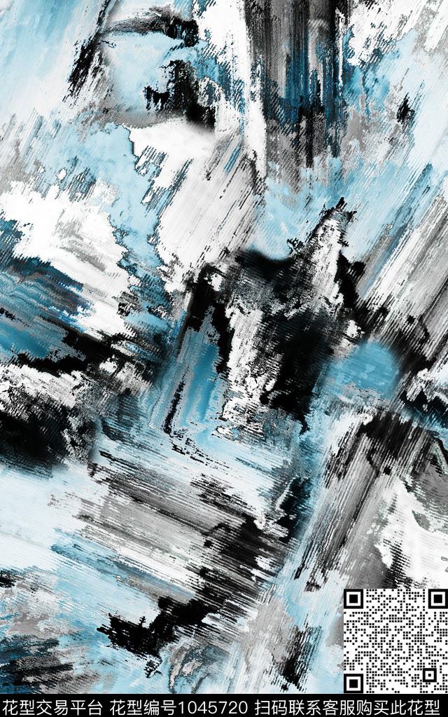 数码华亿平台民族风抽象数码印花华亿平台下载（图片编号: 1045720） - 瓦栏（Walan）