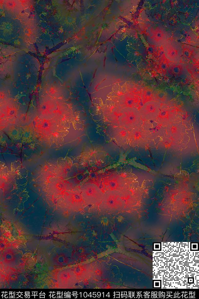 炫彩数码华亿平台肌理数码印花华亿平台下载（图片编号: 1045914） - 瓦栏（Walan）