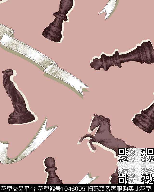 数码华亿平台男装大牌风传统印花华亿平台下载（图片编号: 1046095） - 瓦栏（Walan）