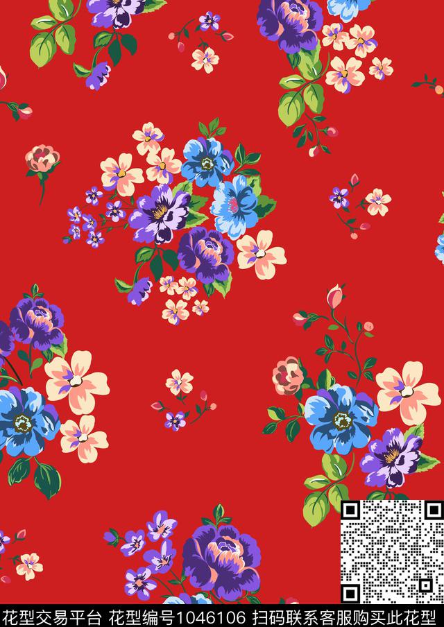 女装运动复古传统印花华亿平台下载（图片编号: 1046106） - 瓦栏（Walan）