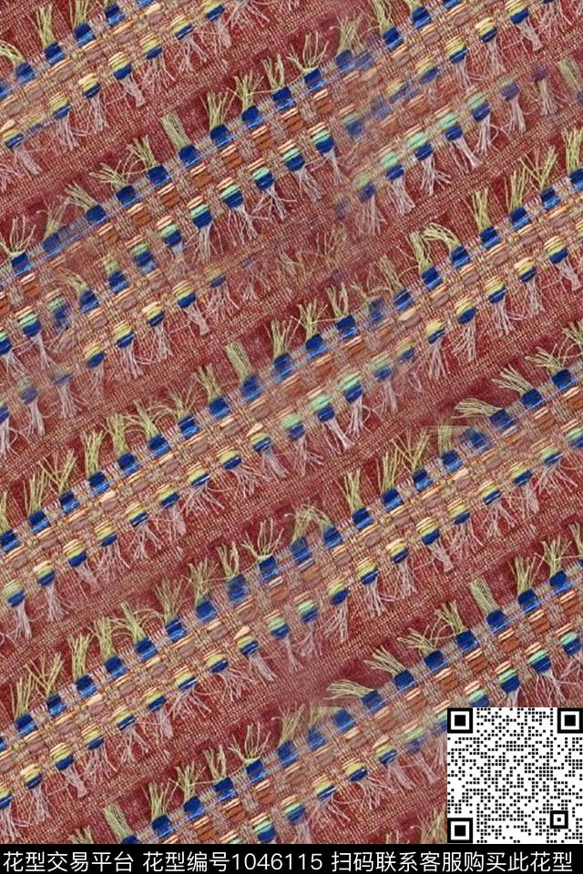 线条抽象工艺数码印花华亿平台下载（图片编号: 1046115） - 瓦栏（Walan）