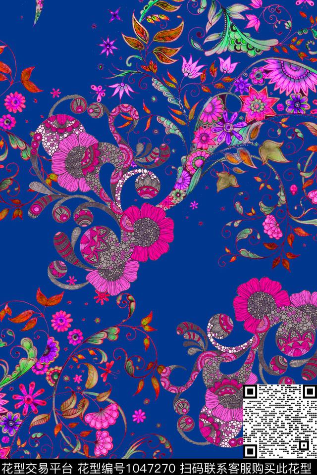 抽象几何数码印花华亿平台下载（图片编号: 1047270） - 瓦栏（Walan）