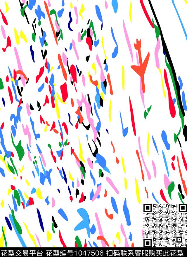 卡通抽象休闲传统印花华亿平台下载（图片编号: 1047506） - 瓦栏（Walan）