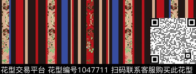 条纹民族风抽象传统印花华亿平台下载（图片编号: 1047711） - 瓦栏（Walan）