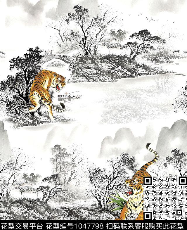 数码华亿平台男装定位花数码印花华亿平台下载（图片编号: 1047798） - 瓦栏（Walan）