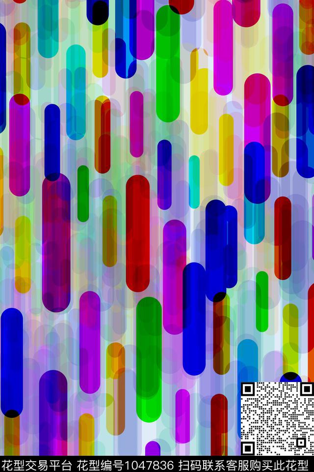 数码华亿平台休闲几何数码印花华亿平台下载（图片编号: 1047836） - 瓦栏（Walan）