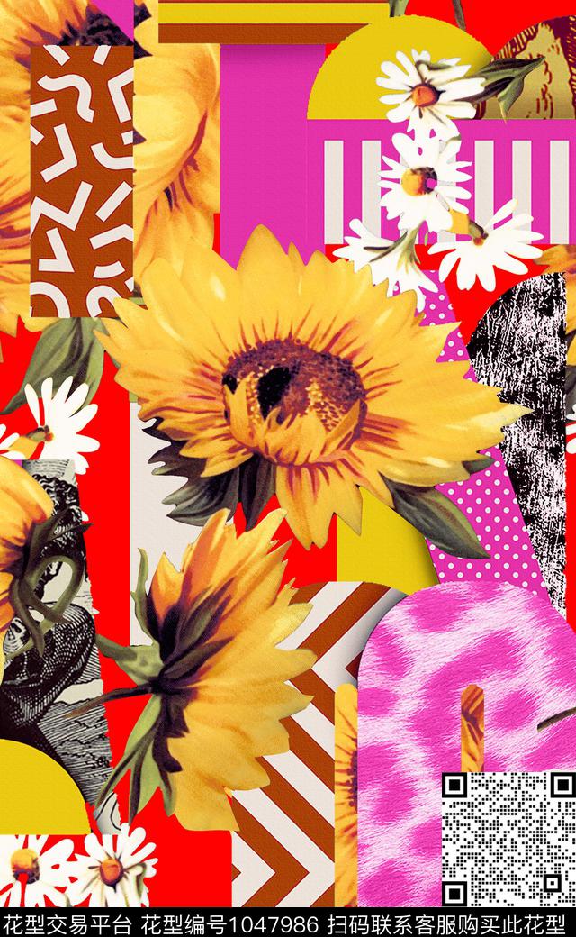 淑女数码华亿平台女装数码印花华亿平台下载（图片编号: 1047986） - 瓦栏（Walan）