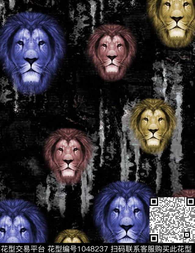 数码华亿平台男装狮子数码印花华亿平台下载（图片编号: 1048237） - 瓦栏（Walan）
