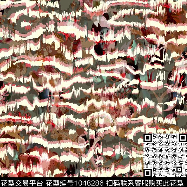 数码华亿平台女装几何数码印花华亿平台下载（图片编号: 1048286） - 瓦栏（Walan）