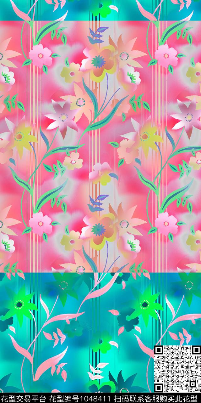 数码华亿平台女装几何数码印花华亿平台下载（图片编号: 1048411） - 瓦栏（Walan）