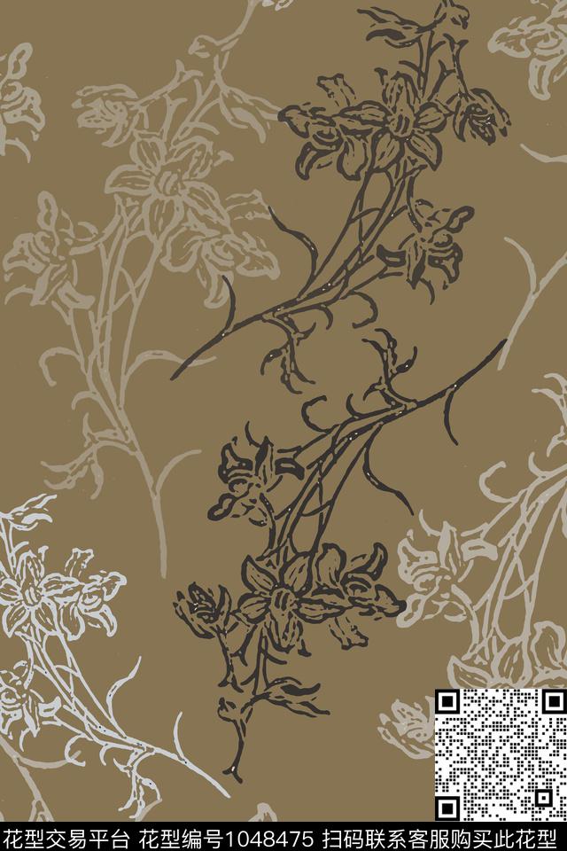 民族风植物商务传统印花华亿平台下载（图片编号: 1048475） - 瓦栏（Walan）