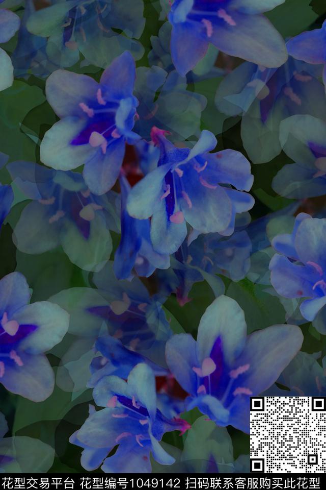 数码华亿平台春夏华亿平台植物数码印花华亿平台下载（图片编号: 1049142） - 瓦栏（Walan）