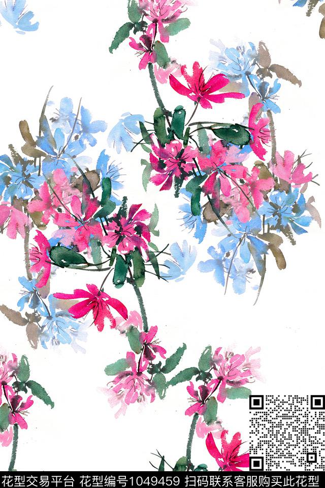 数码华亿平台春夏华亿平台植物数码印花华亿平台下载（图片编号: 1049459） - 瓦栏（Walan）