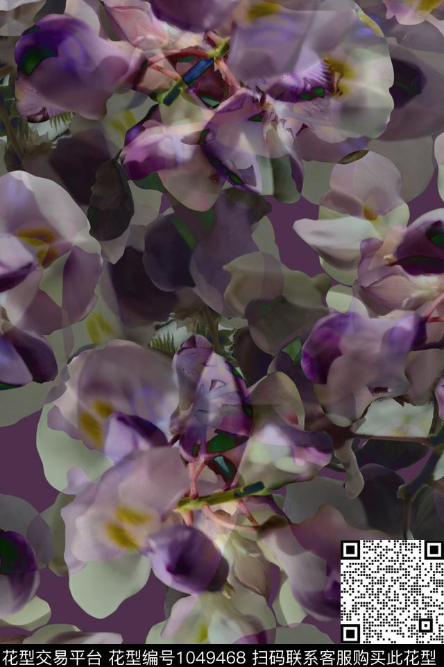 数码华亿平台春夏华亿平台植物数码印花华亿平台下载（图片编号: 1049468） - 瓦栏（Walan）