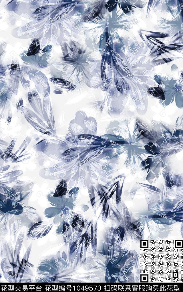 数码华亿平台民族风抽象数码印花华亿平台下载（图片编号: 1049573） - 瓦栏（Walan）